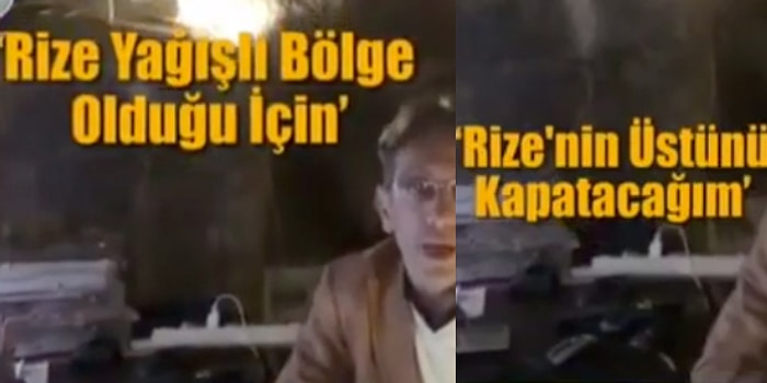 Rize Belediye Başkanı Adayından Vaat Gibi Vaat: Seçilirsem Şehrin Üstünü Kapatacağım