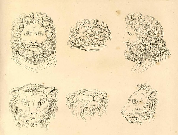 Гравюра по рисунку Шарля Лебрена. 1806 год: