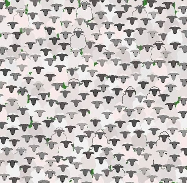 2. А в этой картинке козлик решил "закосить" под баранов. Но вас ведь не проведешь, правда же?