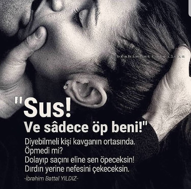 Sen sevme İbrahim, sen çekil!