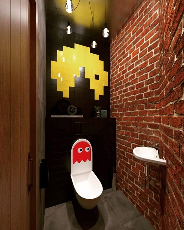 İşerken bi' Packman'e yem olmadığımız kalmıştı.