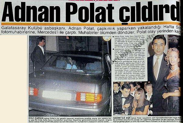 9. Adnan Polat'ın 1995 yılında Naomi Campbell ile aşk kaçamağı yaptığını biz de bilmiyorduk.