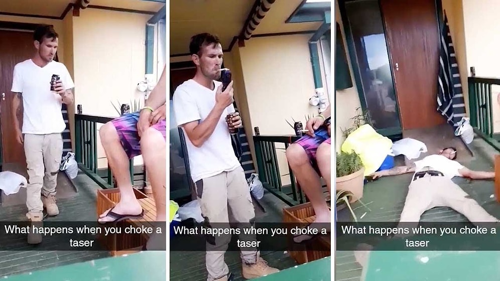 Sigarasını Şok Cihazıyla Yakmaya Çalışan Adamın Hazin Sonu