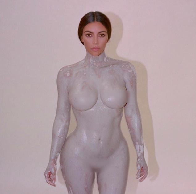 14. Kim is sculpted!