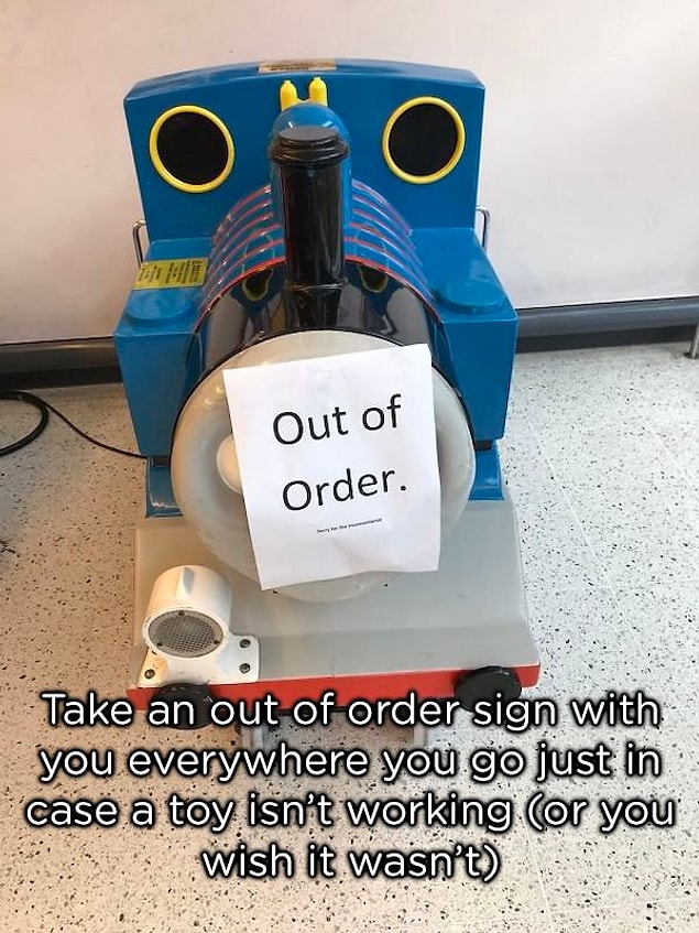 5. ❌ Sorry, out of order ❌