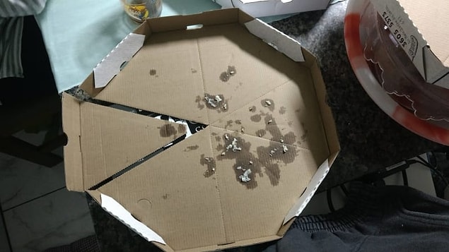 5. Ve yine pizza dilimleri için çok zekice bir tasarım.