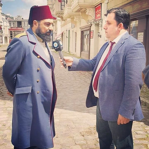 10. Röportaj veren Abdülhamit.