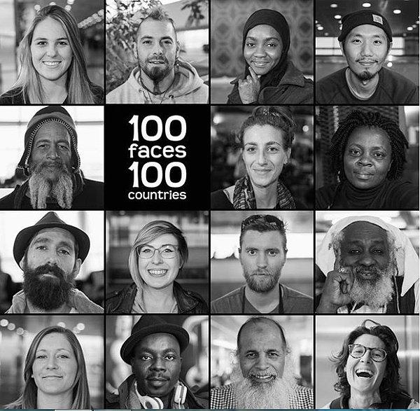 Şu ana kadar 79 farklı ülkeden 120 portre çeken Mustafa Çankaya'nın hedefi havalimanının kapanış tarihi olan 29 Aralık'a kadar projeyi bitirmek.