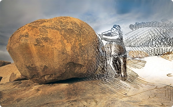 6. "Когда мир ставит вас на колени, вы в идеальном положении, чтобы молиться". (Джалаладдин Руми)