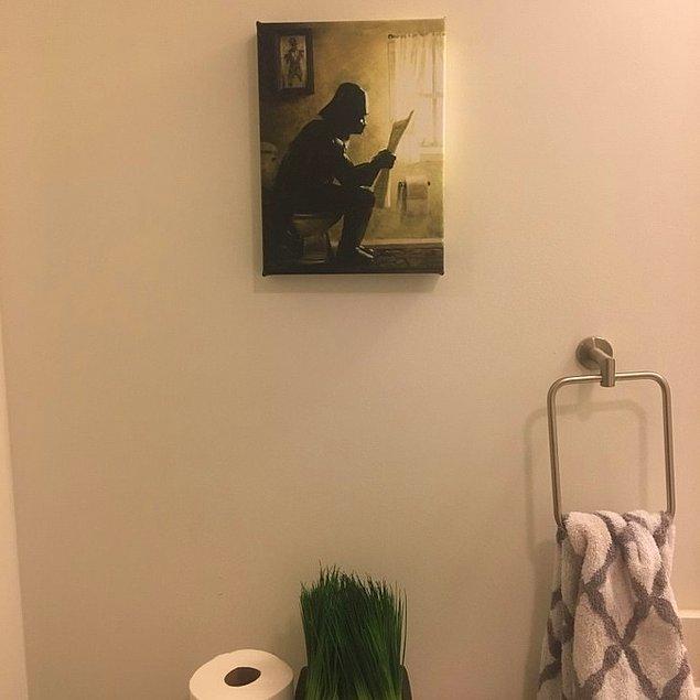 9. “Kocamın tuvaleti dekore etmesine izin verdim.”