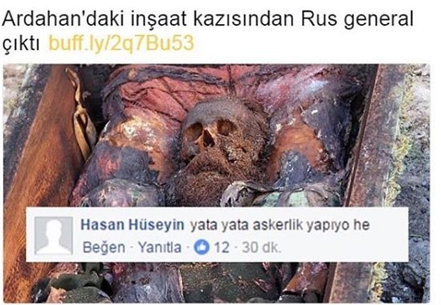 10. Ani gelişen şaka kıvamında.