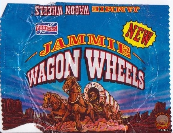 3. Какой знаменитый сегодня актёр в 90-х снялся в рекламе печенья Wagon Wheels.