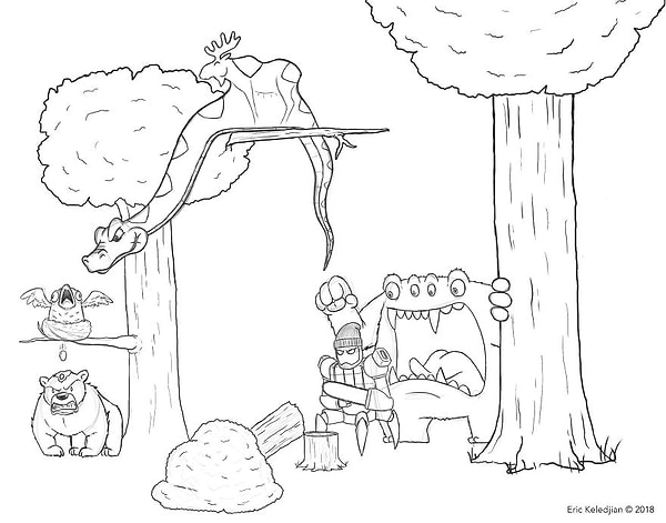 7. ...который успел проглотить оленя