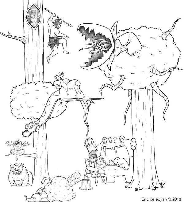 11. Монстра хочет победить герой