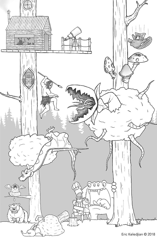 14. Там наверху явно еще что-то есть! Иначе откуда он летит?