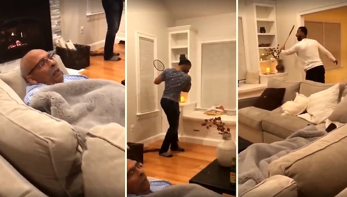 Horlayan Kişiden Çıkan Ses Badminton Oynarken Çıkan Sese Benzeyince İşi Muzurluğa Vuran Adamlar