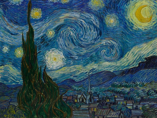 1. Начнём-с! Какой цвет для вас выделяется на картине?