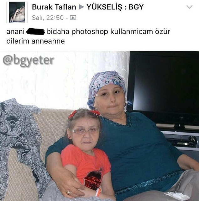 10. Çok sıkıntılı bir görsel yaratmışsın.