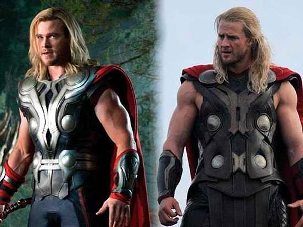20. И наконец: Крис Хемсворт и его дублер в "Торе". Подобрали просто идеально 💪
