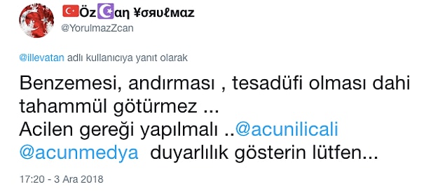 Acun Ilıcalı ve Acun Medya göreve çağrıldı.