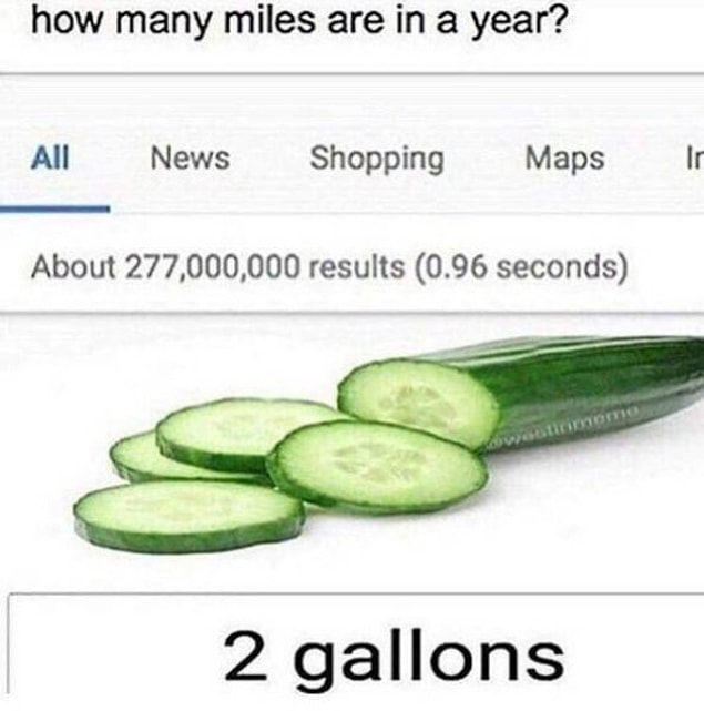 26. About 277,000,000 results, cucumber is the best?