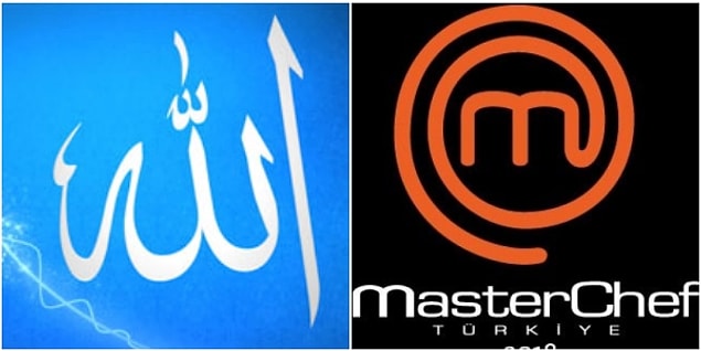 Arapça Allah yazısı ve MasterChef logosunu yan yana koyduğumuzda siz ne düşündünüz? Benziyor mu?