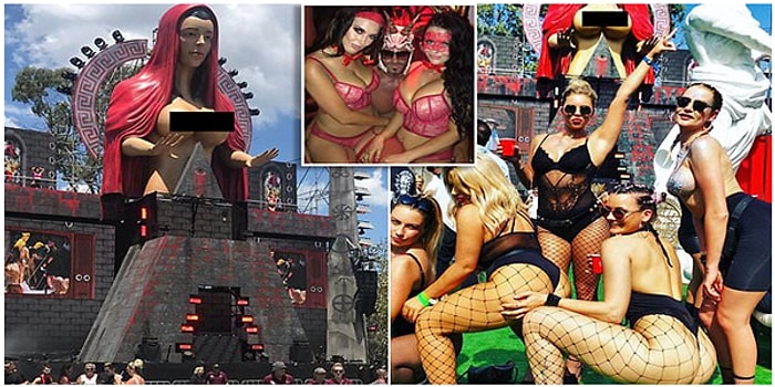 Bahçesine Diktirdiği Çıplak Meryem Ana Heykeli Yüzünden Tepkileri Üzerine Çeken Avustralyalı Playboy!