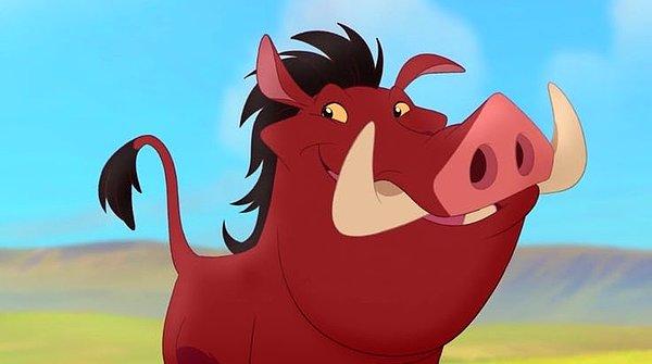 5. Pumbaa karakteri yüzünden Disney'in başı belaya girmiş.