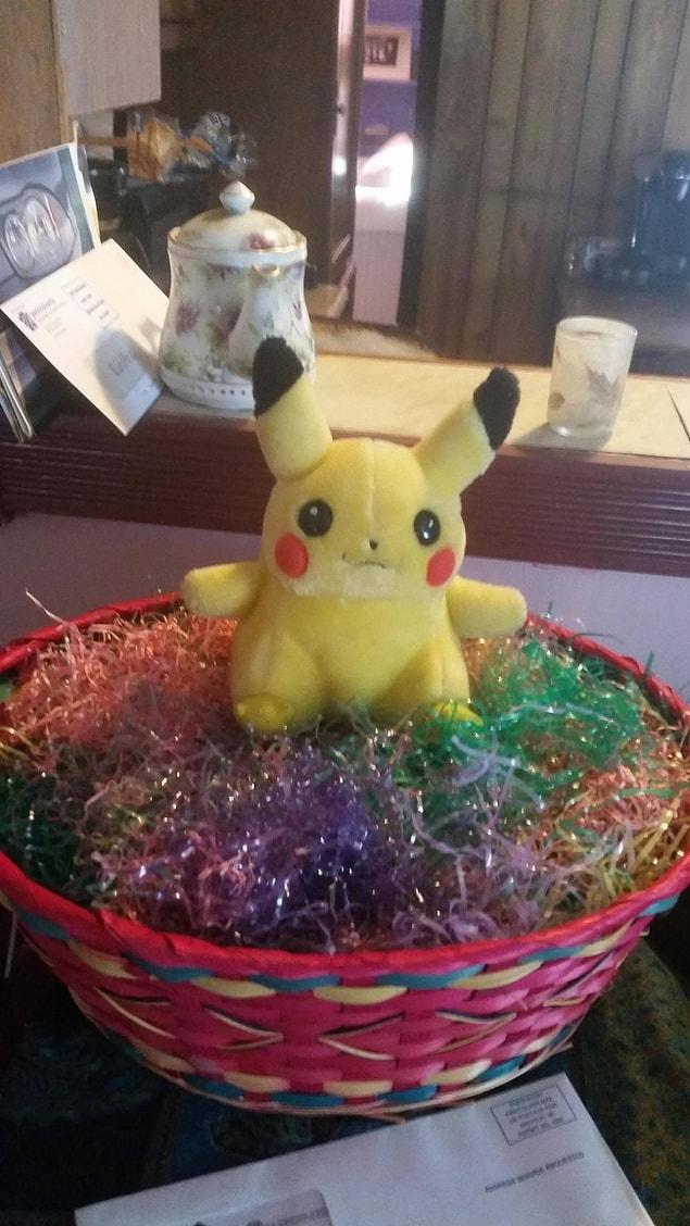 1. “Grandmom put out this ’bunny’ as an Easter decoration.”