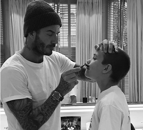 Дэвид постоянно делится фотографиями с детьми в своем профиле Инстаграм.