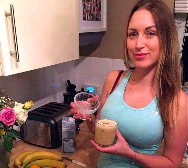 29 yaşındaki Tracy Kiss, her sabah sperm içiyor!