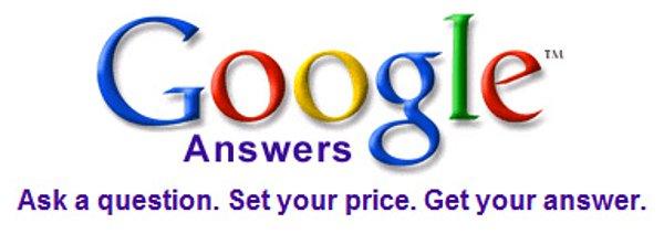 9. Google Answers (2002-2006)