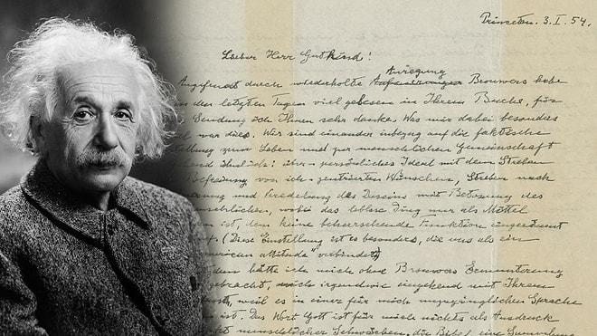 Ünlü Fizikçinin İnançlara Bakışını En Net Yansıtan Belge: Einstein'in 'Tanrı Mektubu', 2,9 Milyon Dolara Satıldı