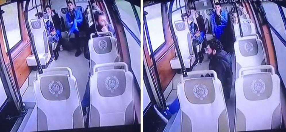 Hapşırmasıyla Dolmuş Koltuğundan Düşmesi Bir Olan Adam