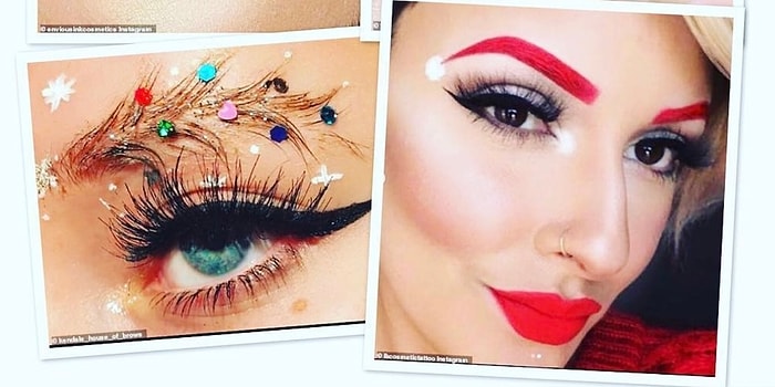 Началось: Бьюти-блогеры говорят, что пора превращать свои брови в новогодние ёлки