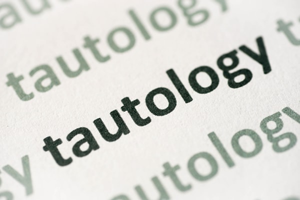 4. Сможете подобрать синоним к слову “тавтология”?