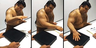 İmza Veren Sumo Güreşçisinin İzlemelere Doyamayacağınız Görüntüleri!
