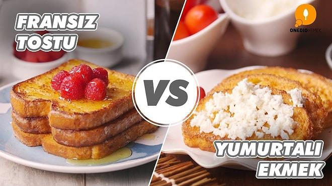 Kahvaltının Yıldızlarından Olmaya Aday İki Efsane: Fransız Tostu vs Yumurtalı Ekmek Nasıl Yapılır?