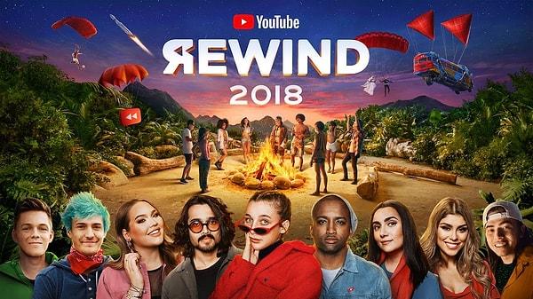 YouTube'un geleneksel olarak her yıl sonunda o yılın trendlerini anlattığı Rewind videolarında 2018 büyük bir fiyaskoydu.