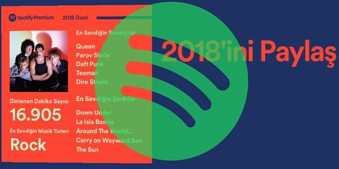 Ben Neler Dinlemişim Böyle? Spotify Wrapped ile 2018'de En Çok Dinlediğiniz Şarkıları ve Sanatçıları Görün!