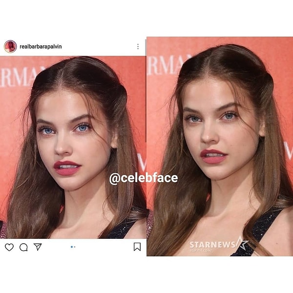 14. Barbara Palvin bu fotoğrafında küçük değişiklikler yapmıştı.