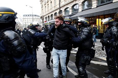 Dünyanın Gözü Fransa'da: 'Sarı Yelekliler' Sokaklarda, Yüzlerce Gözaltı Var