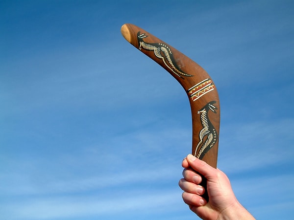 8. А историческая родина бумеранга - ...