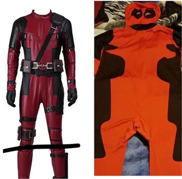 3. Разочарованный косплейщик, который получил вот такой костюм Дедпула: