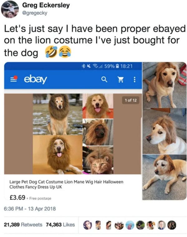 6. Паричок пришелся не по размеру.