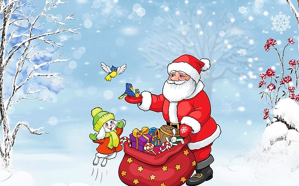 9. Что изображено на официальной эмблеме российского Деда Мороза?