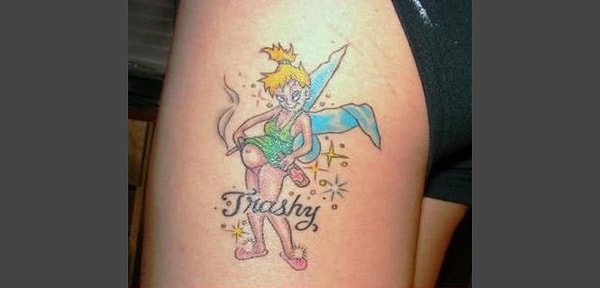 16. Под чем эта фея?