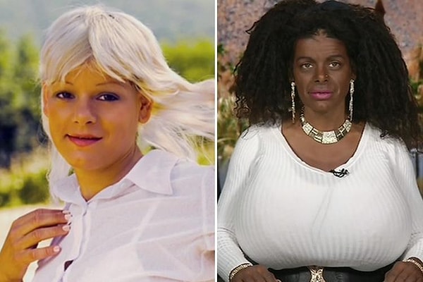 В прошлом году немка на фото решила изменить внешность и сделала это.