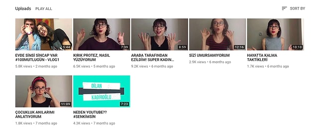 Ve bir YouTube kanalı açtı! Sempatik tavırlarıyla yaşadıklarını anlatan Dilan Kadiroğlu kanalında makyaj yapacağını, sevdikleri şeyleri duyuracağını, okuduğu kitaplardan ve izlediği filmlerden bahsedeceğini duyurdu.