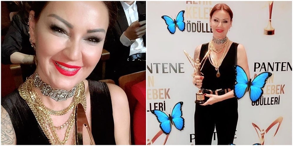 Aşiret Gelinlerine Benzetildi: En İyi Komedi Dizisi Kadın Oyuncu Ödülü Alan Pınar Altuğ Kıyafetiyle Damga Vurdu